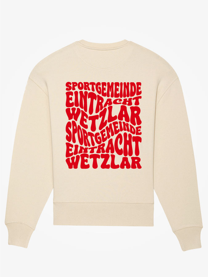 Sweatshirt Oversized Wavy Herren