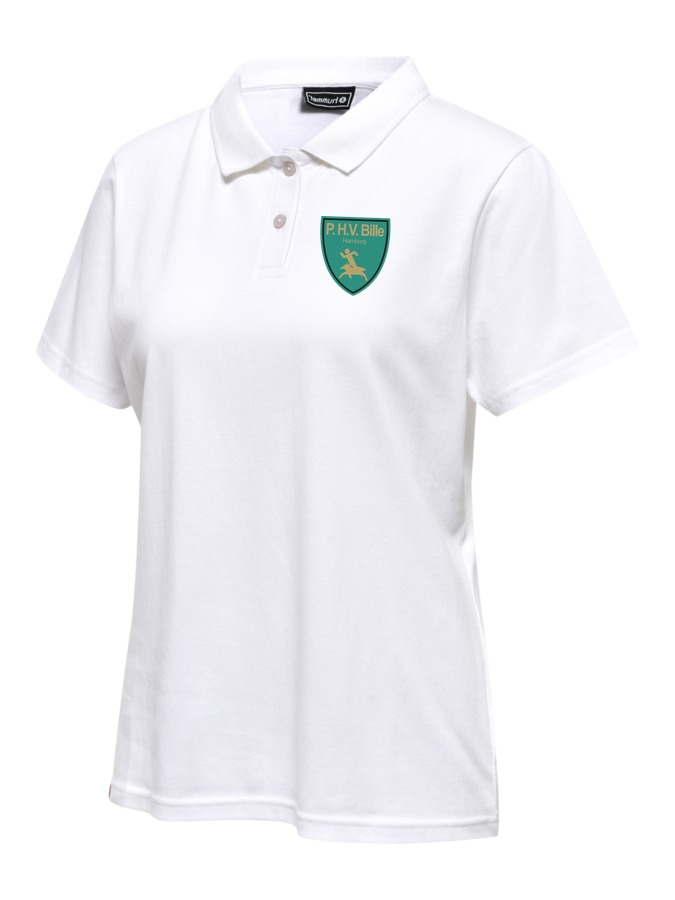 Hummel Red Stretch Polo Damen