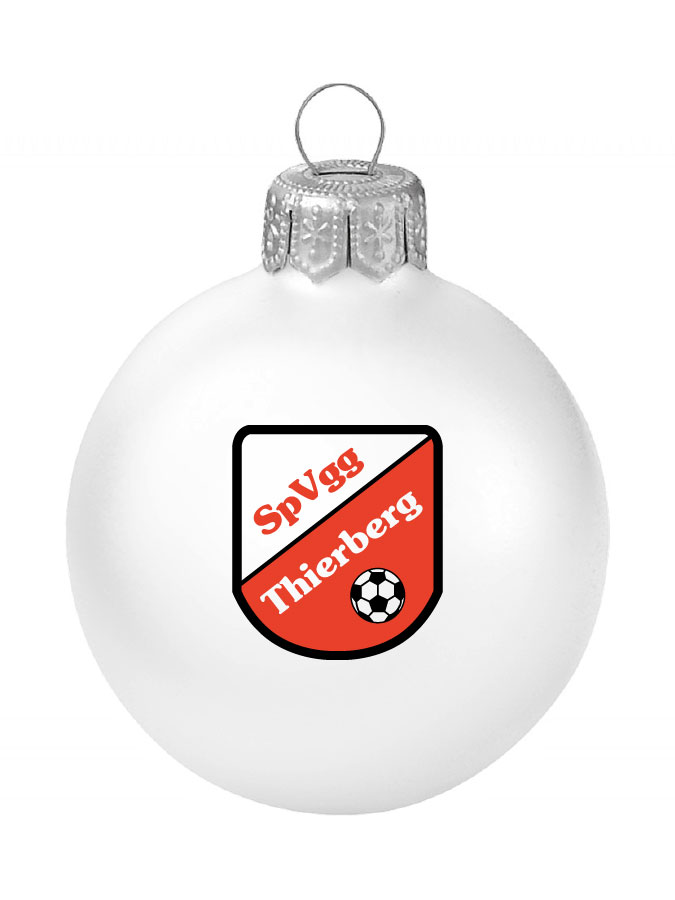 Weihnachtskugel Logo 8cm