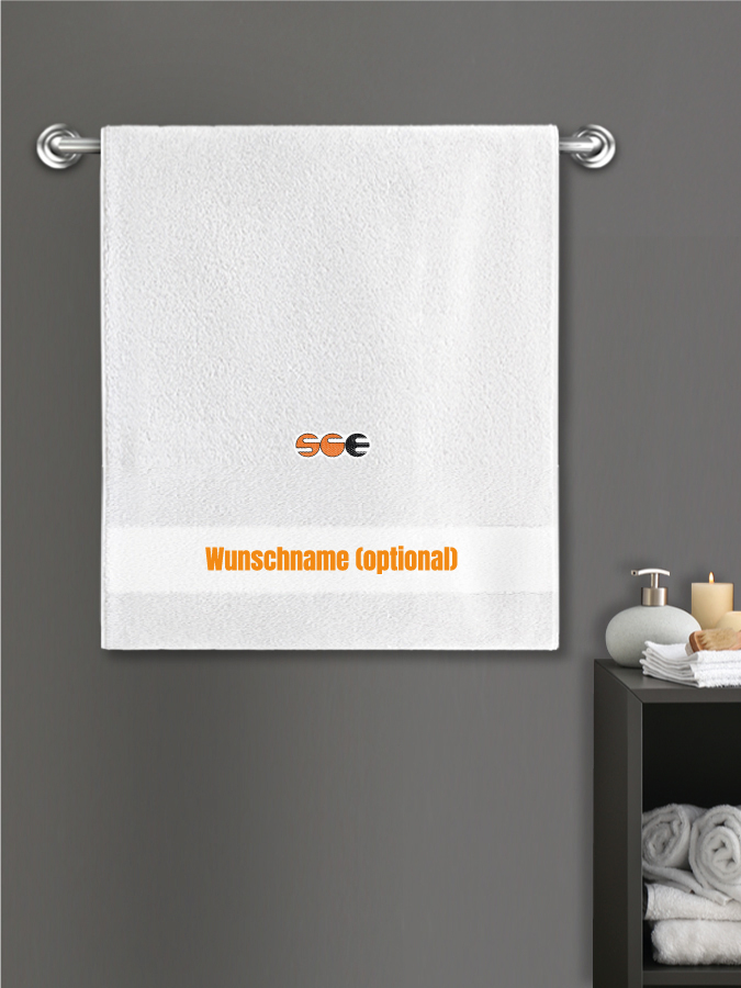 Badehandtuch Team Sticklogo