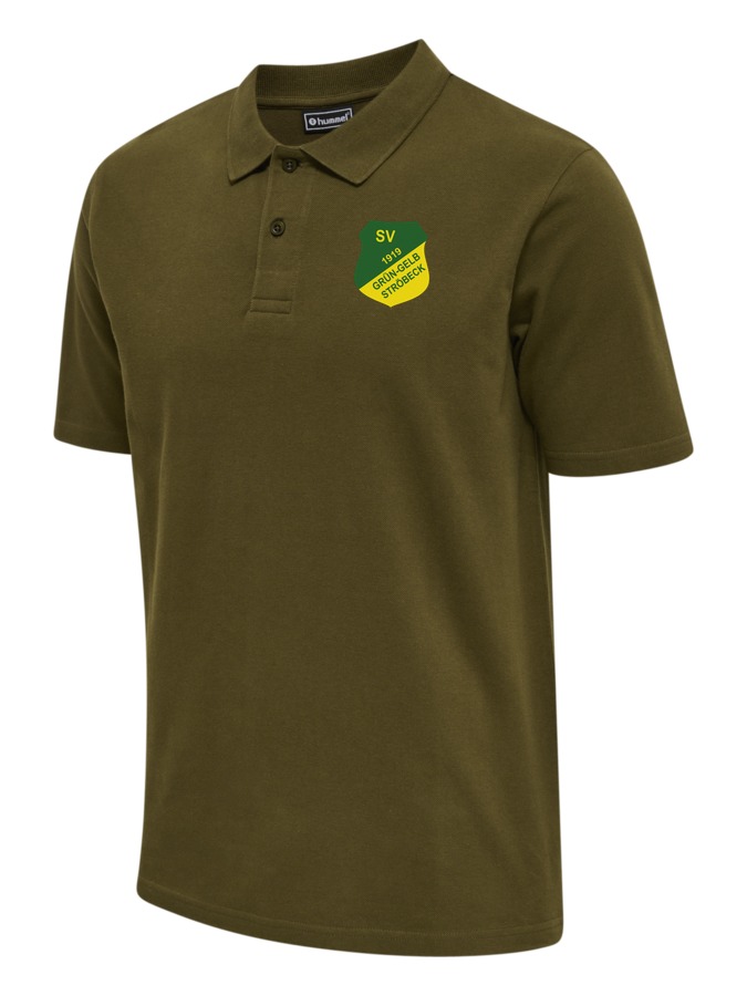 Hummel Red Stretch Polo
