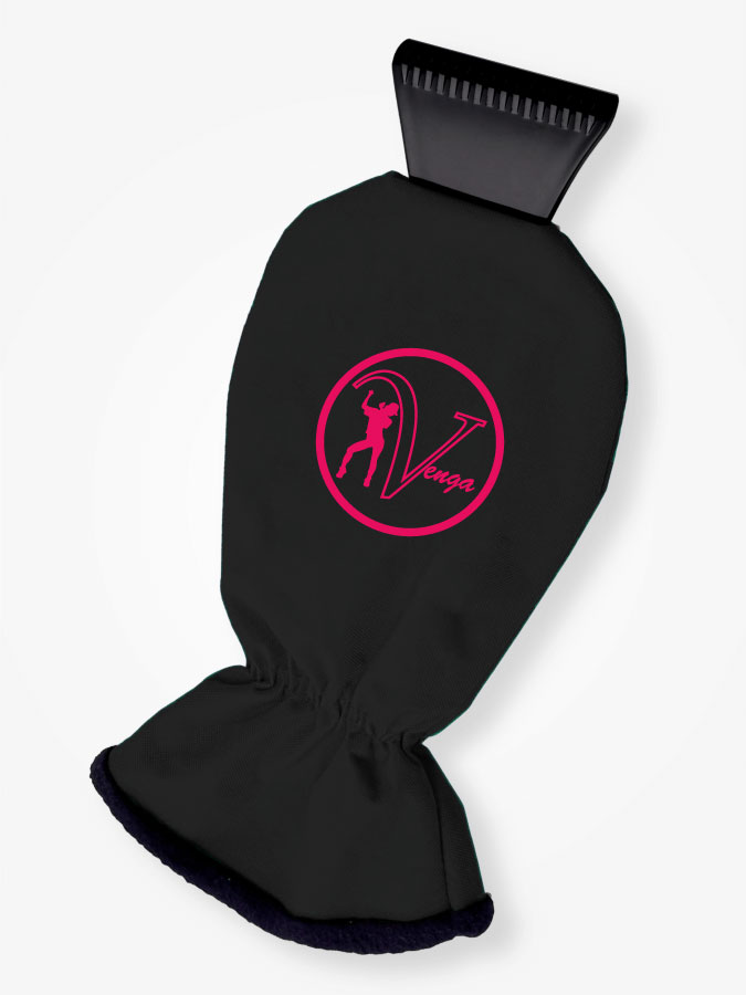 Eiskratzer mit Handschuh