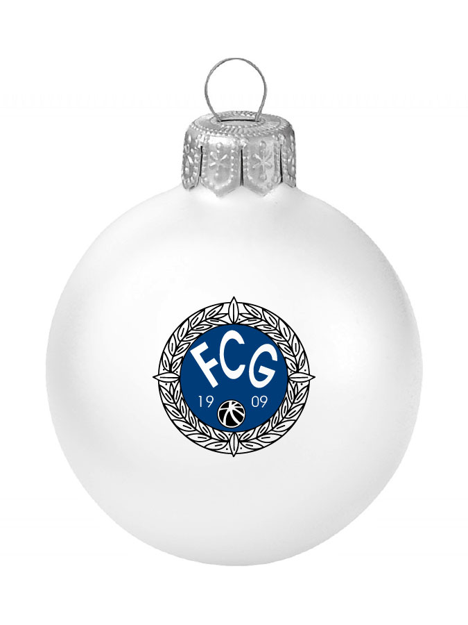 Weihnachtskugel Logo 8cm