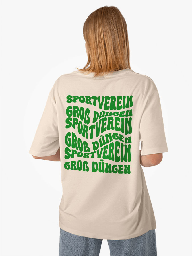 Oversized Shirt Wavy Damen