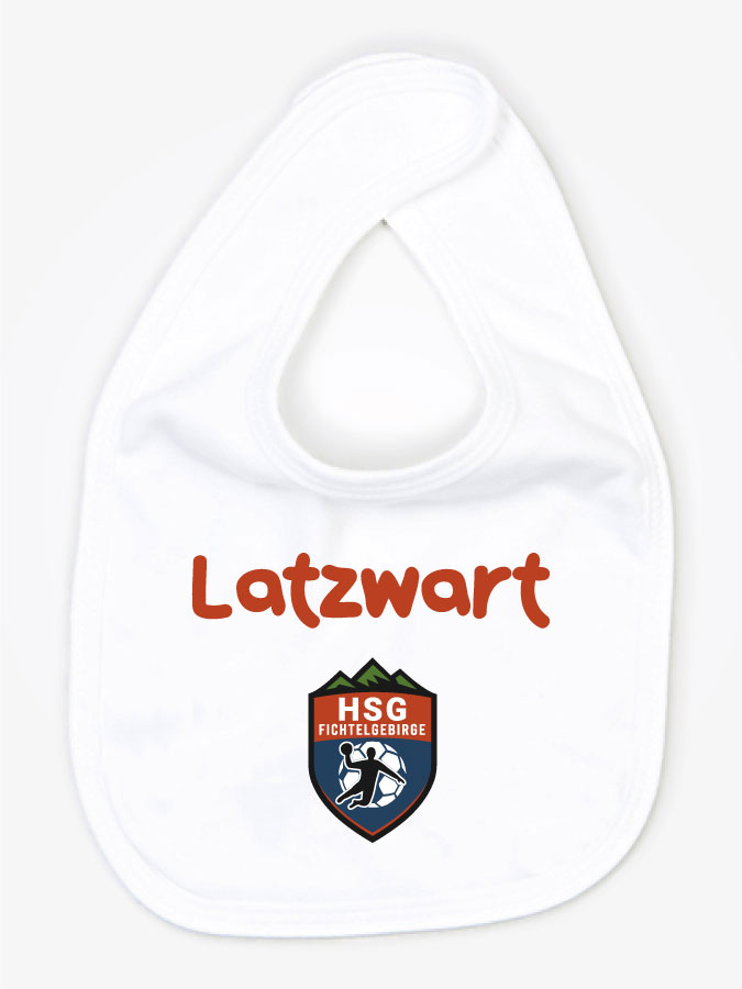 Babylätzchen Latzwart