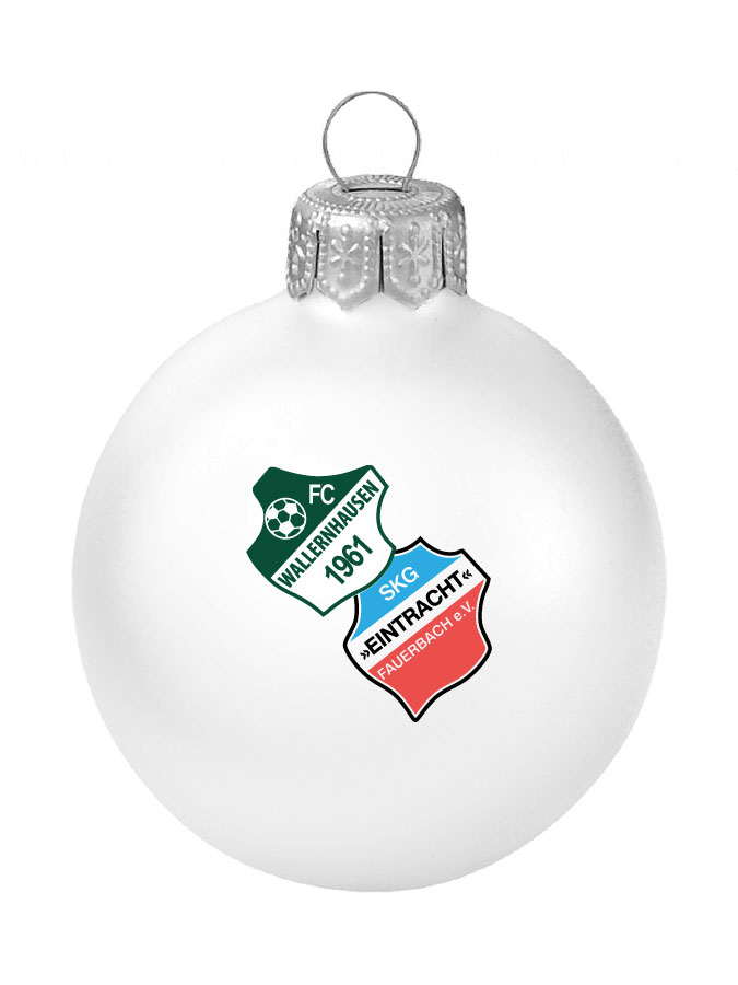 Weihnachtskugel Logo 8cm