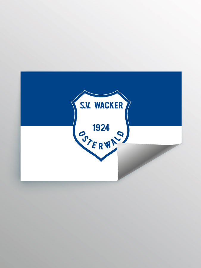 Aufkleber DIN A7 Logo
