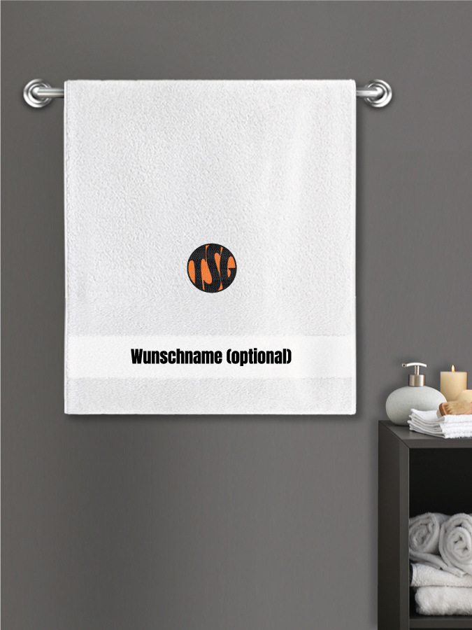 Badehandtuch Team Sticklogo