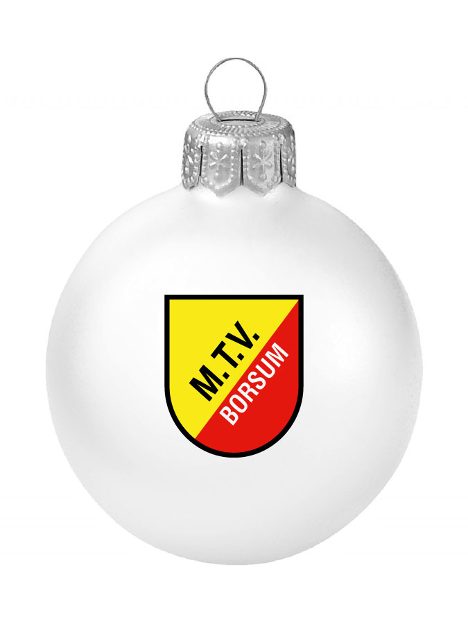 Weihnachtskugel Logo 8cm