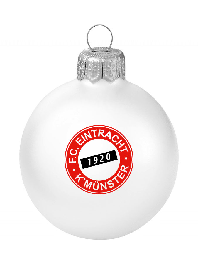 Weihnachtskugel Logo 8cm