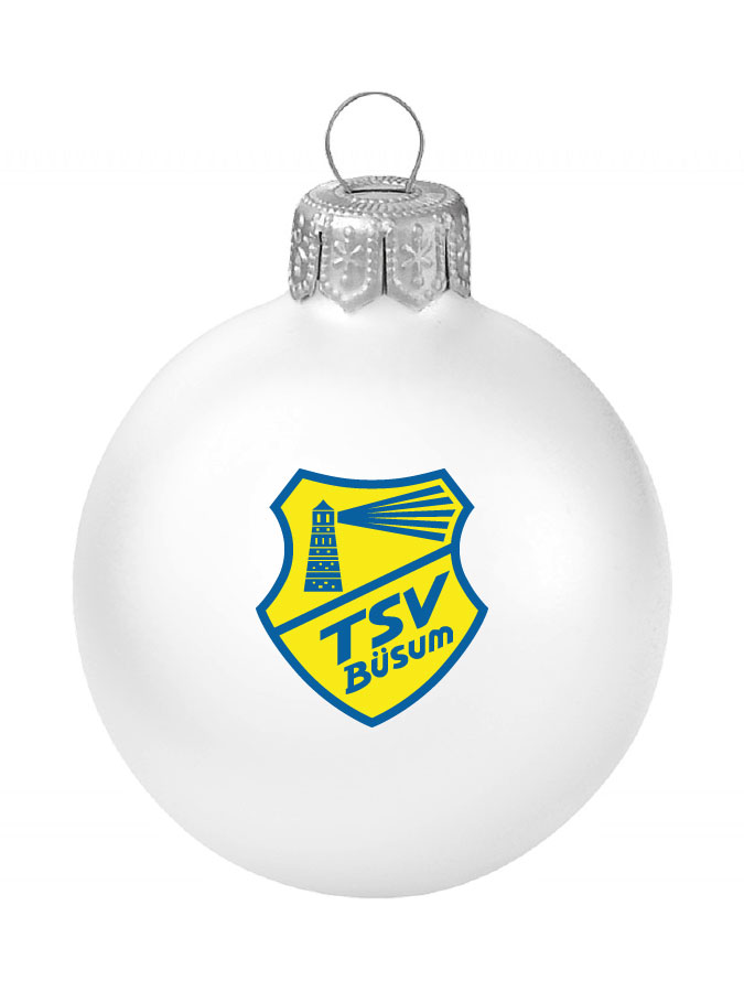 Weihnachtskugel Logo 8cm