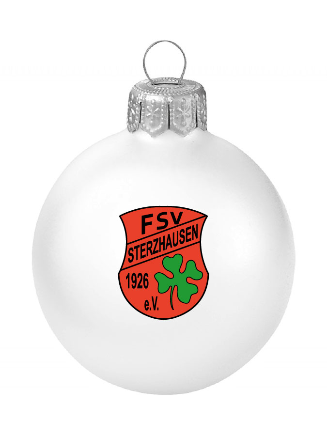 Weihnachtskugel Logo 8cm