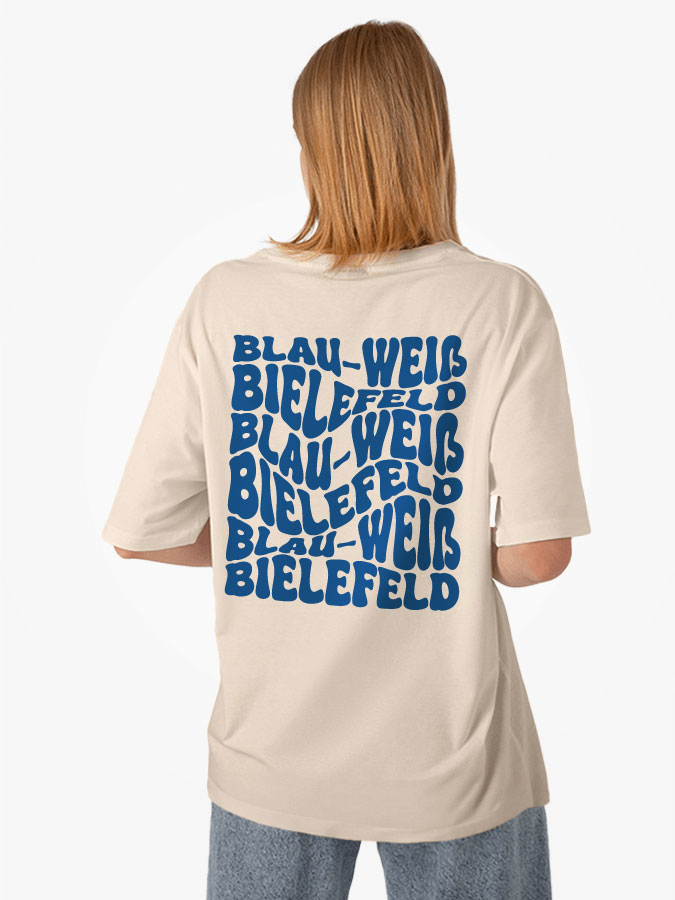 Oversized Shirt Wavy Damen