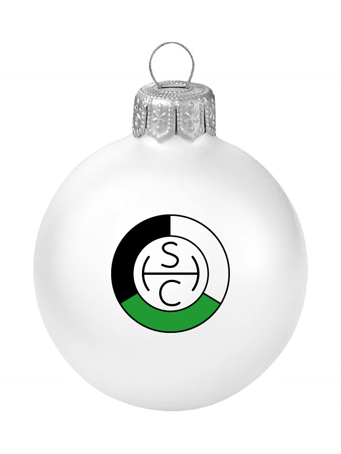 Weihnachtskugel Logo 8cm