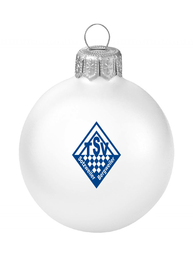 Weihnachtskugel Logo 8cm