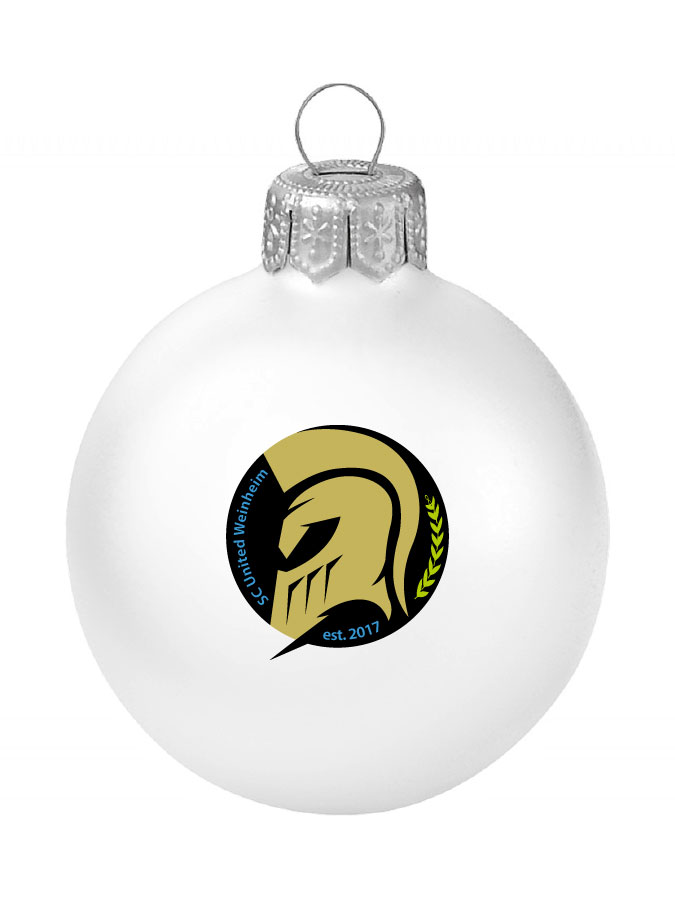 Weihnachtskugel Logo 8cm