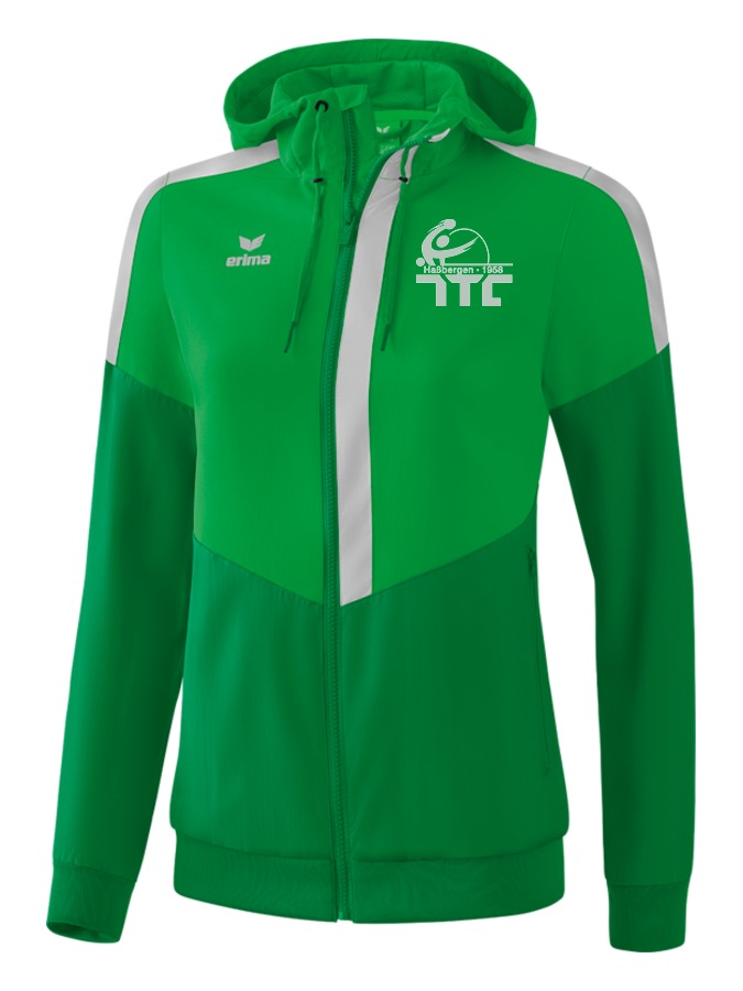 Erima Squad Tracktop Jacke mit Kapuze Damen