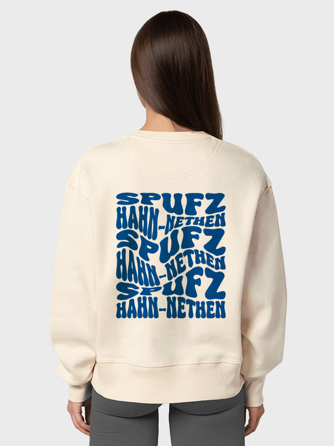 Oversized Sweater Wavy Damen
