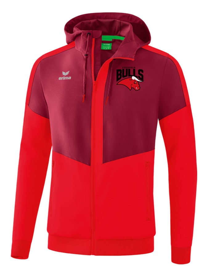 Erima Squad Tracktop Jacke mit Kapuze