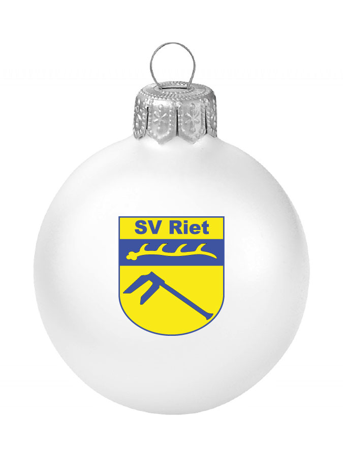 Weihnachtskugel Logo 8cm
