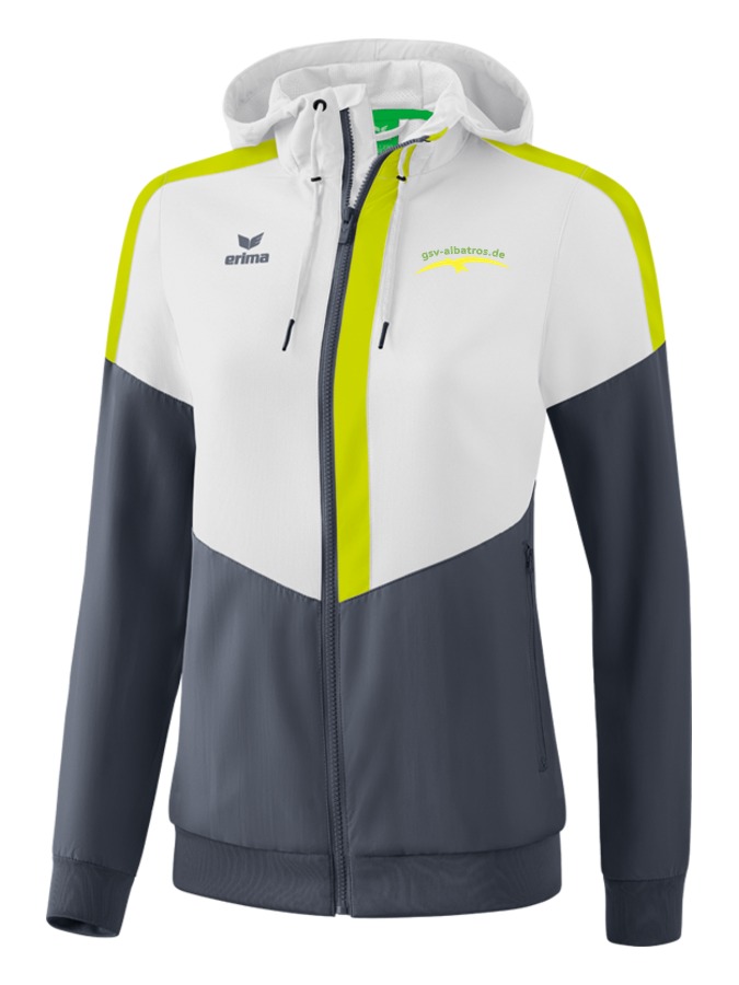 Erima Squad Tracktop Jacke mit Kapuze Damen