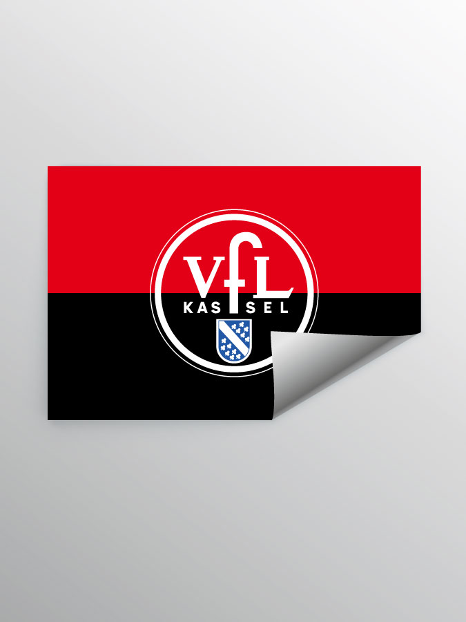 Aufkleber DIN A7 Logo