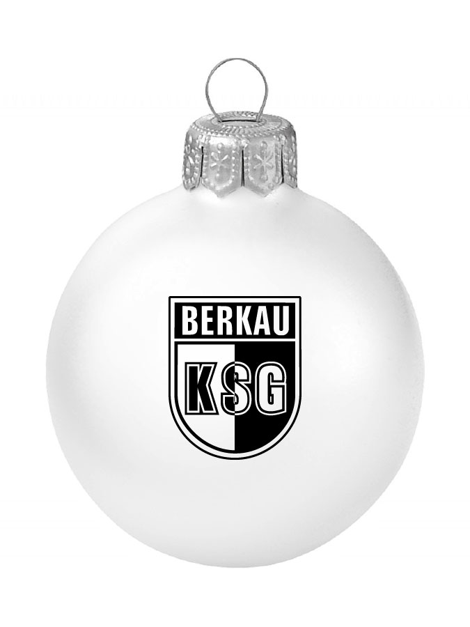 Weihnachtskugel Logo 8cm