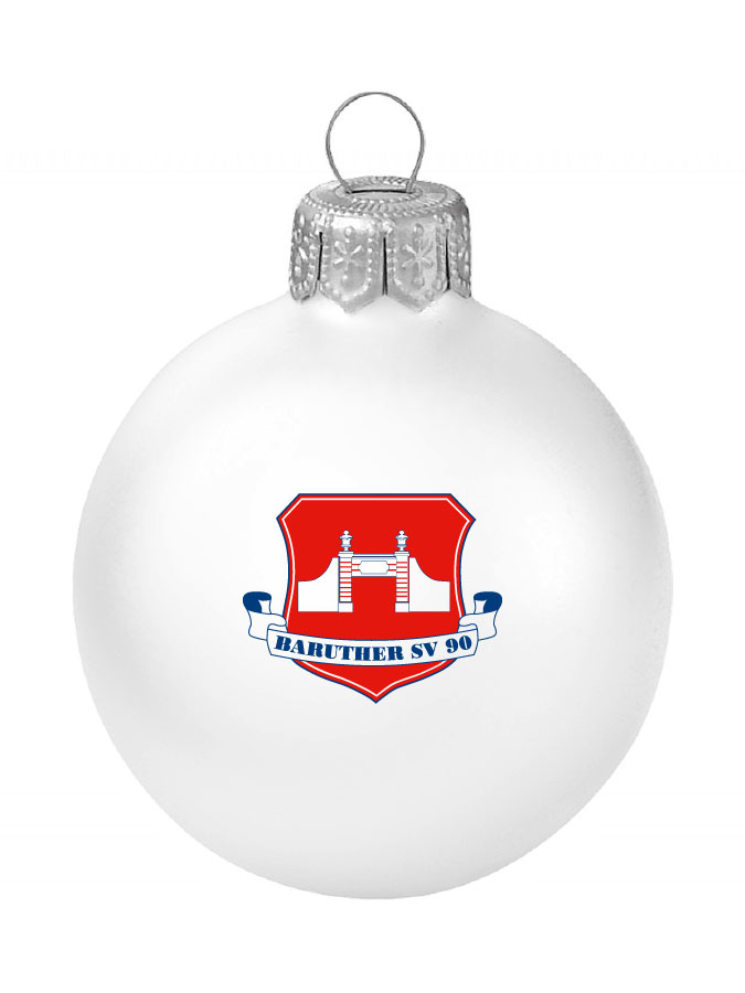 Weihnachtskugel Logo 8cm