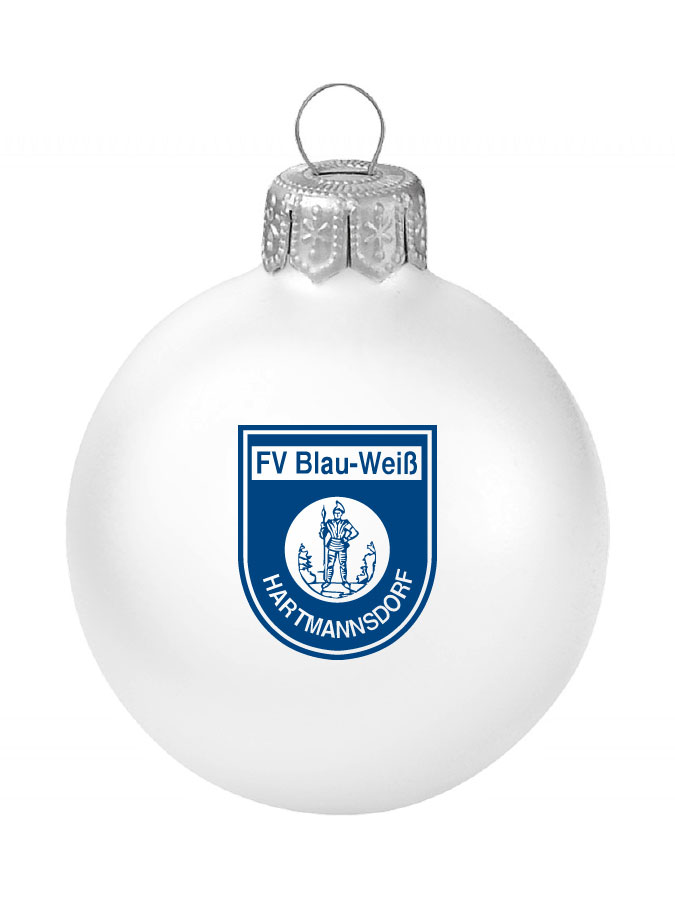 Weihnachtskugel Logo 8cm
