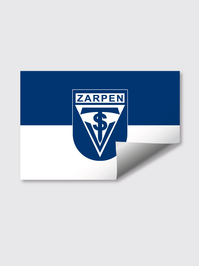 Aufkleber DIN A7 Logo