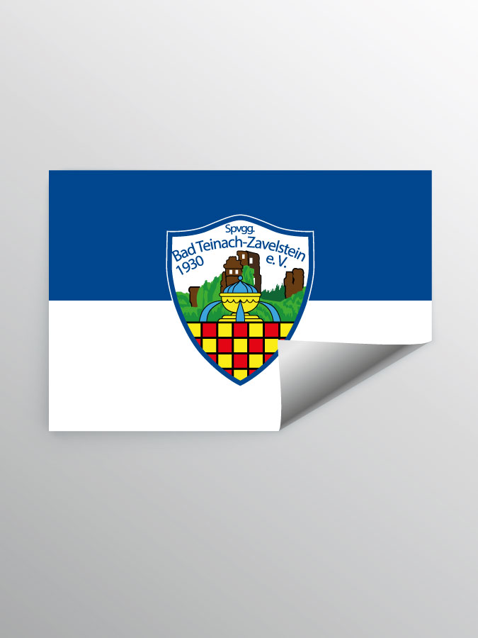 Aufkleber DIN A7 Logo