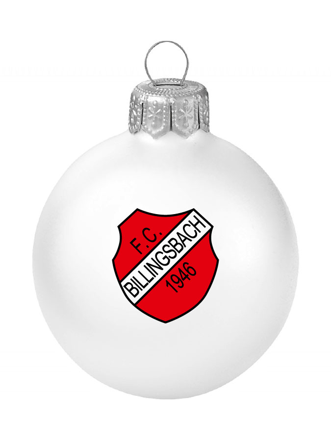 Weihnachtskugel Logo 8cm