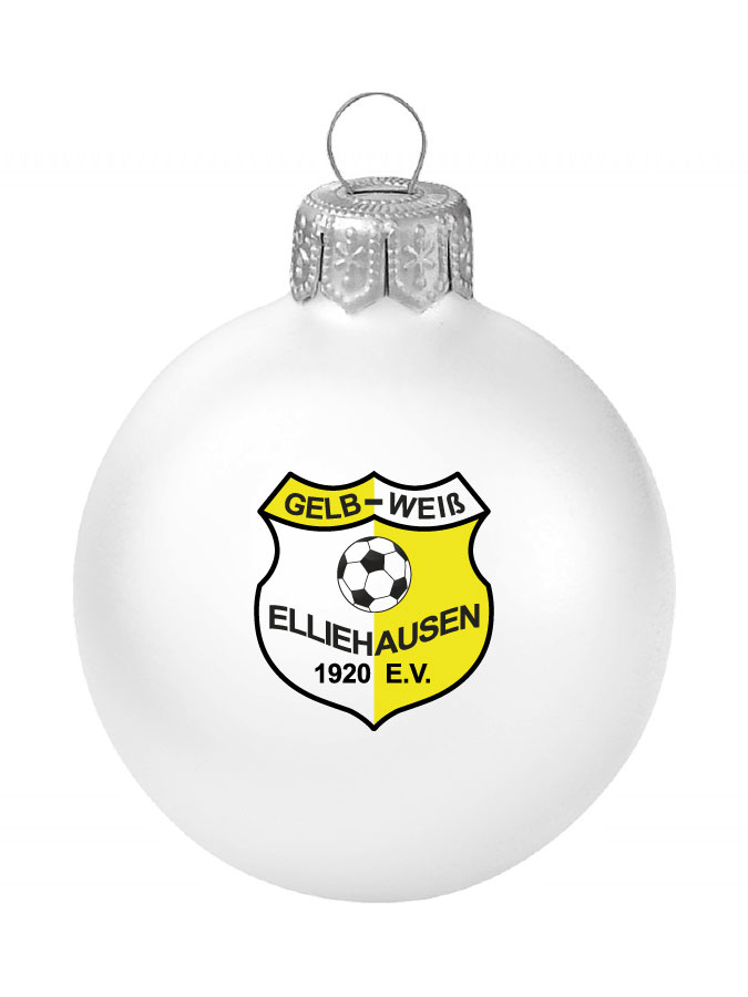 Weihnachtskugel Logo 8cm