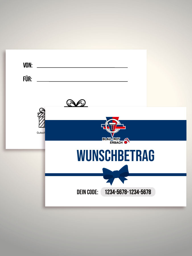 Geschenkgutschein per Versand (Weiß)