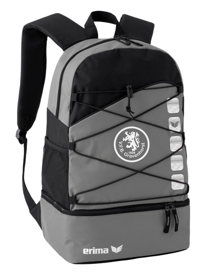 Erima Club 5 Multifunktionsrucksack mit Bodenfach