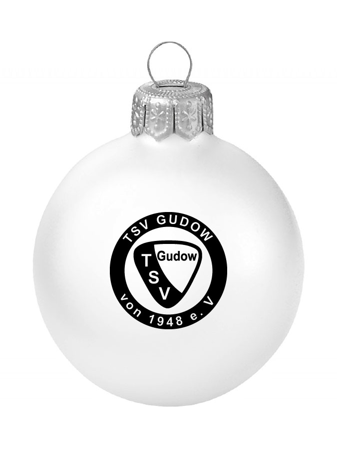 Weihnachtskugel Logo 8cm