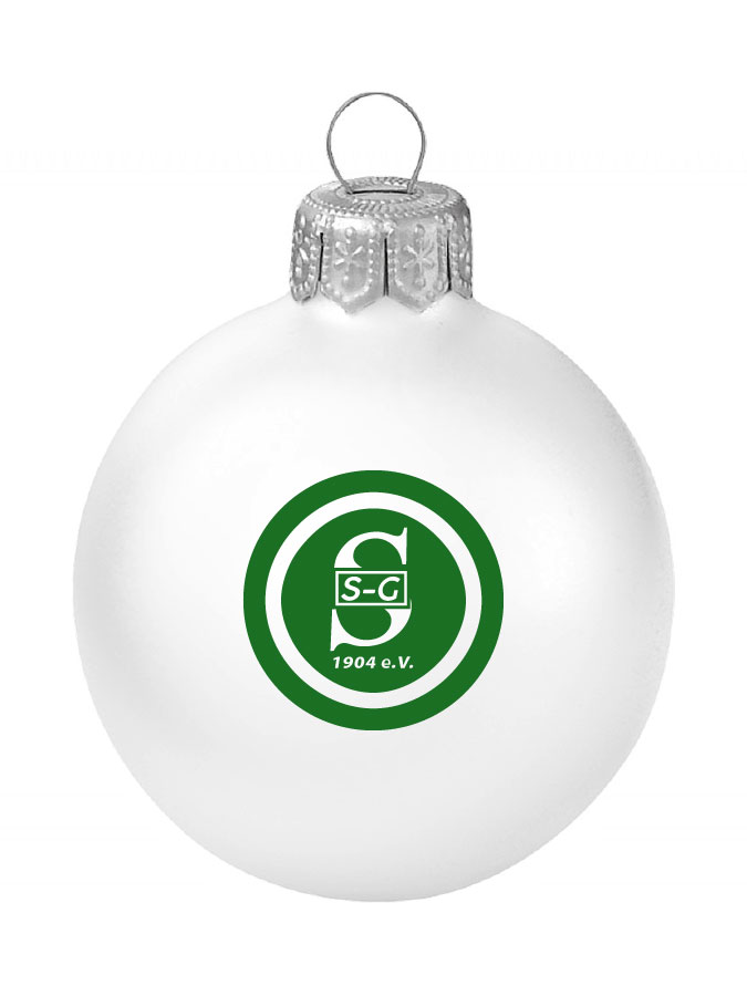 Weihnachtskugel Logo 8cm