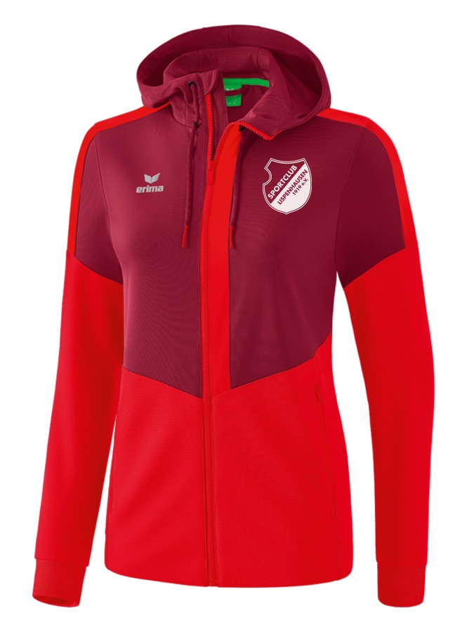Erima Squad Trainingsjacke mit Kapuze Damen