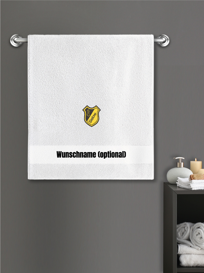 Badehandtuch Team Sticklogo