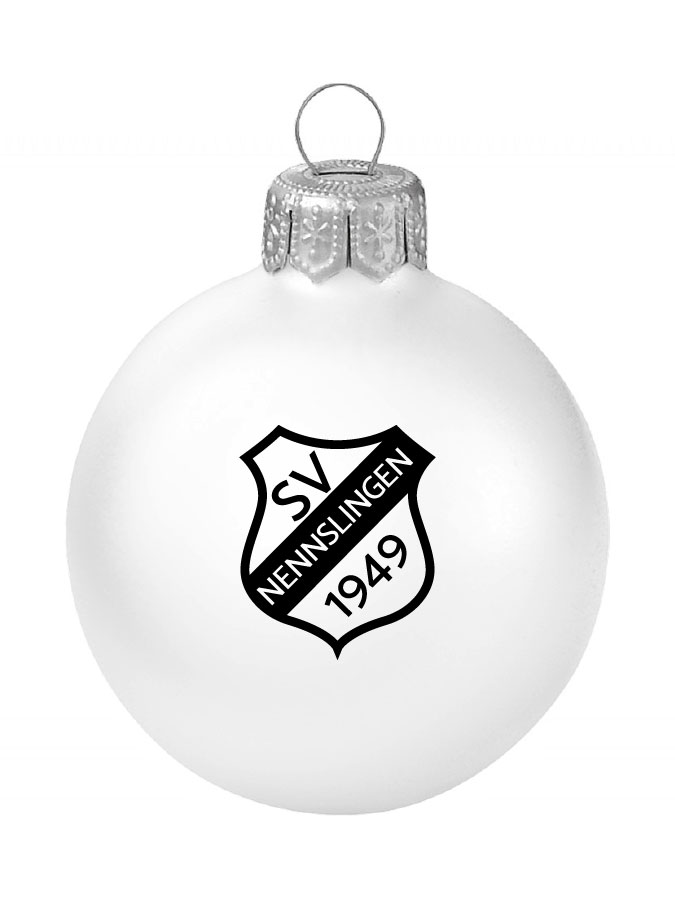 Weihnachtskugel Logo 8cm
