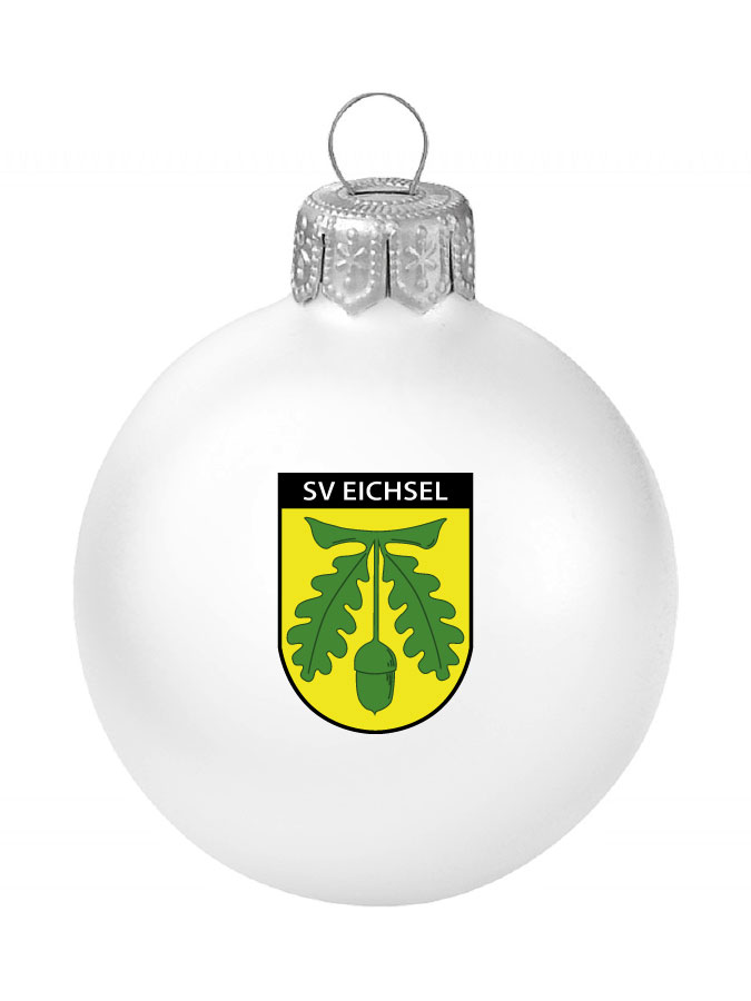 Weihnachtskugel Logo 8cm