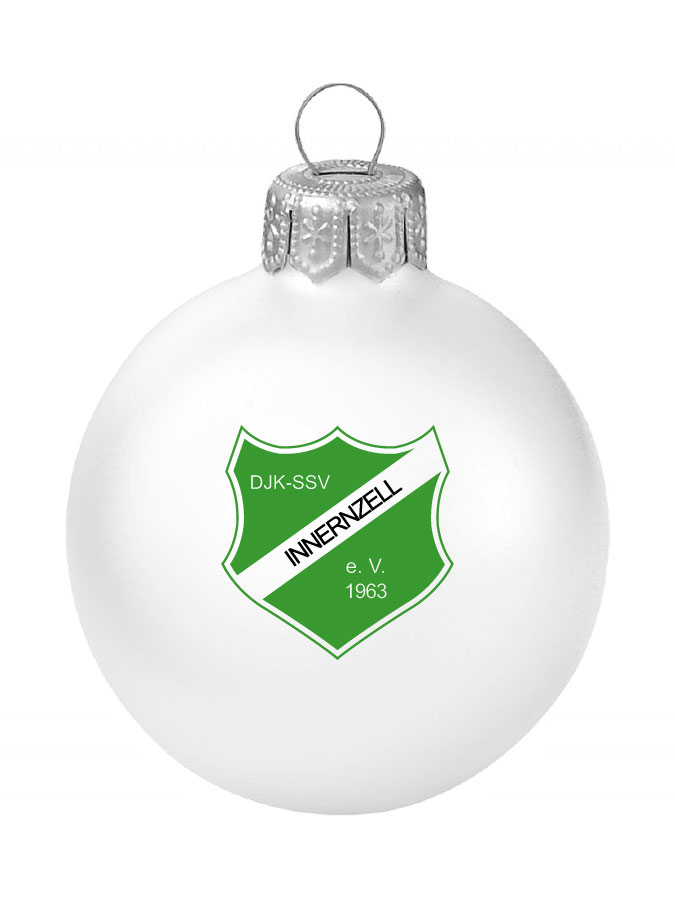 Weihnachtskugel Logo 8cm