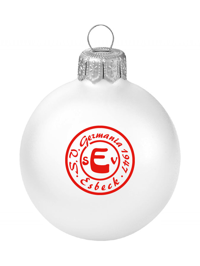 Weihnachtskugel Logo 8cm