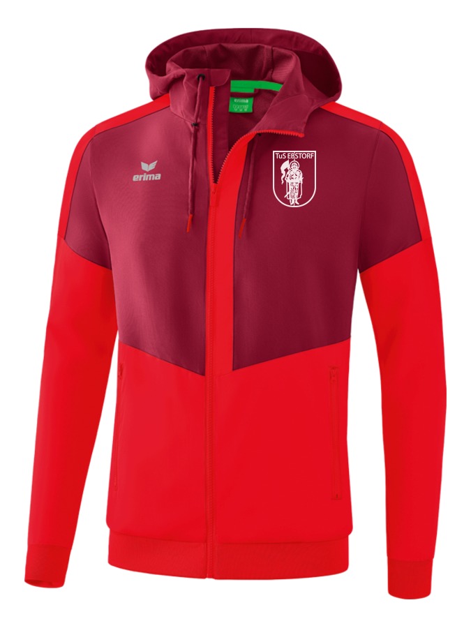 Erima Squad Tracktop Jacke mit Kapuze