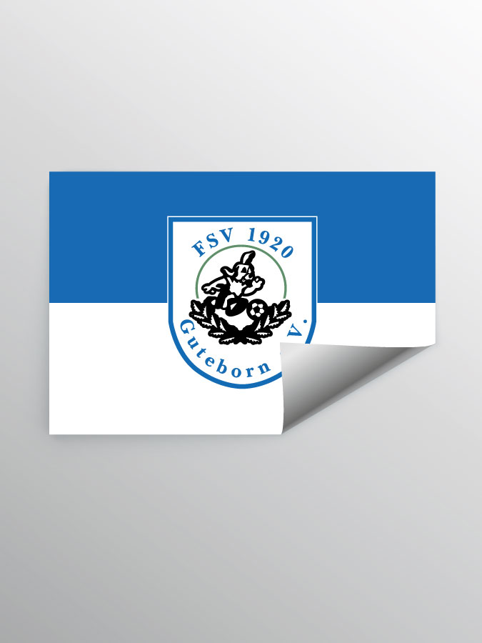 Aufkleber DIN A7 Logo