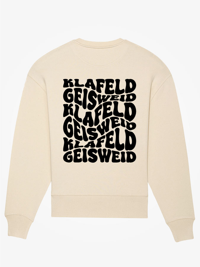 Oversized Sweater Wavy Herren