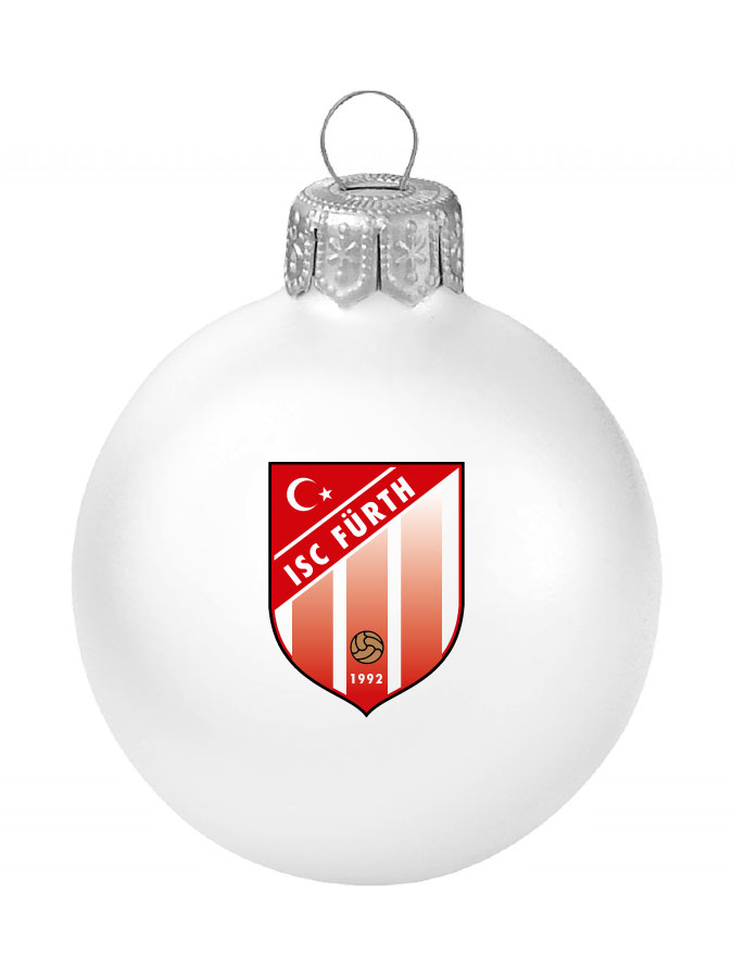 Weihnachtskugel Logo 8cm
