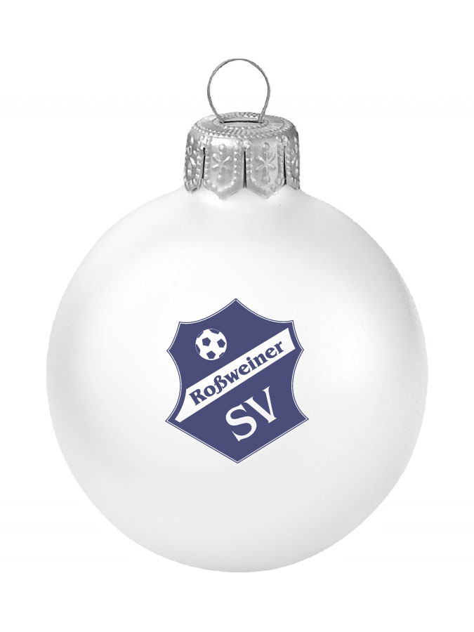 Weihnachtskugel Logo 8cm