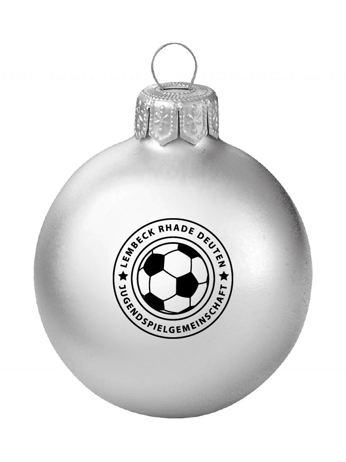 Weihnachtskugel Logo 8cm
