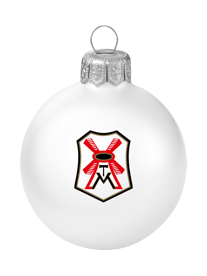 Weihnachtskugel Logo 8cm